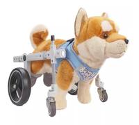 UPWONEC Chien Fauteuil Roulant, Petit Chien avec Paralysie des Membres Postérieurs, Assistance pour Chiens Âgés Handicapés, Fauteuil Roulant À Quatre Roues,M