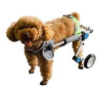 UPWONEC Chine Hind Limbair Chair, Fauteuil Roulant pour Chiens en Alliage en Aluminium en Aluminium Pliable, Véhicule Auxiliaire Léger pour Animaux De Compagnie,XS