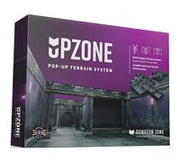 Upzone : Dungeon Zone - Le système de Terrain Pop-up, Tout est épique, système de Terrain Pliable de 25 pièces, Configuration d'un Donjon Complet, pièces Pop-up Peuvent être configurées de Plusieurs
