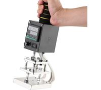 UQACHG CAULO Machine d'estampage à Chaud Machine d'estampage à Chaud Machine de gaufrage en Cuir Machine de marquage de Pression numérique portative pour Le Cuir,50x70mm