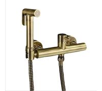UQACHG Pulvérisateur de toilette bidet portatif de salle de bain, bronze eau chaude et froide mitigeur bidet, ensemble de pulvérisateur de douche mural, pulvérisateur de couches en tissu en laiton,