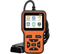 UQAHGRCHR OBD2 Diagnostic Valise Voiture pour Porsche 911 Carrera/Turbo / GT3 / GT2 / Targa, Lecteur Codes Panne Moteur avec Lecture Temps Réel Données, DTC Lookup, Préparation I/M,Orange