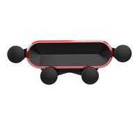 UQAHGRCHR Support Téléphone Voiture pour VW Bora 2013-2015, Support Téléphone Grille D'aération, Crochet Stable, Prise Ferme, Rotation 360°,Red