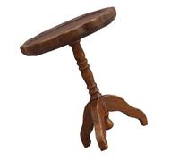 Uqezagpa 1/12 Accessoires pour maisons de poupée miniatures Table d'appoint Décor de maison de poupée en bois