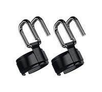 Uqezagpa 1/2 pcs Antidérapants Auxiliaires Power Wrist Guard Fitness Power Hook Haltérophilie Crochet Poignées en Métal Poignées Sangle Durable Poignée d'haltérophilie