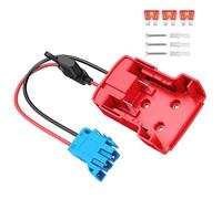 Uqezagpa 1 ensemble adaptateur de conversion de batterie 18 V pour voiture jouet électrique 12 AWG connecteurs de faisceau de câblage avec 3 fusibles de 40 A, adaptateur d'alimentation avec harnais