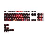 Uqezagpa 119 touches rétroéclairées sur le thème du jeu Sublimation Durabilité Confortable Antidérapant Amélioration de la saisie des touches rétroéclairées