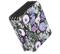 Uqezagpa 168 emplacements haute capacité trousse à crayons portable multifonctionnelle à fermeture éclair trousse à crayons de couleur avec poignée portable organisateur de fournitures d'art, Feuilles