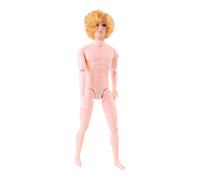 Uqezagpa 30 cm 12 articulés mobiles nude pour poupée corps de poupée cheveux jaunes pour garçon homme petit ami pour prince garçon homme petit ami