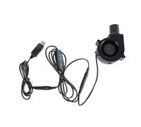 Uqezagpa 7530 Ventilateur de barbecue USB 5 V 3000 tr/min pour pique-nique, camping, barbecue, cuisson en plein air, réglage de la vitesse du ventilateur 280 cm