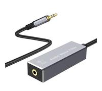 Uqezagpa Abolisseur de bruit de cycle de terre de qualité studio pour ports de 3,5 mm supprime les soupirs de fond des smartphones et ordinateurs