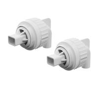 Uqezagpa Accessoire d'aquarium en bec de canard rotatif pour un écoulement d'eau fluide et une direction de rotation pour poissons domestiques