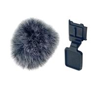 Uqezagpa Accessoire universel pour sabot offrant une réduction du bruit du vent, adapté aux microphones d'appareil photo, amélioration de la voix, sabot de pare-brise, accessoire réduisant le bruit du