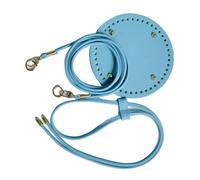 Uqezagpa Accessoires de sac avec sangle en polyuréthane et cordon de serrage et base découpée avec précision pour sacs à bandoulière faits à la main, sangle de sac réglable, bleu ciel, One Size