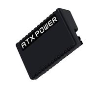Uqezagpa Adaptateur d'alimentation 24 broches femelle vers 24 broches mâle, changeur coudé à 90 degrés pour carte mère, ordinateur de bureau, alimentation PC, gestion des câbles de carte mère