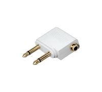 Uqezagpa Adaptateur d'émetteur audio double canal compatible Bluetooth pour casque de ligne aérienne 40 ms à faible latence