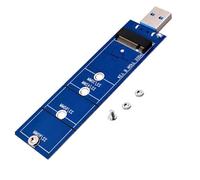 Uqezagpa Adaptateur disque dur portable vers USB 3.0 pour une migration rapide des systèmes et stockage de fichiers - Adaptateur de disque SSD vers USB