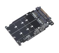 Uqezagpa Adaptateur Plug and Play NVME M vers U2 pour disques durs 2,5" Prend en charge différentes tailles de disque pour réduire les interférences Adaptateur