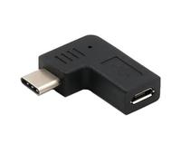 Uqezagpa Adaptateur USB de type C à 90 degrés - Connecteur femelle vers mâle - Convertisseur et données
