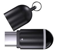 Uqezagpa Adaptateurs de télécommande double type MFi sous licence MFi de type C grand angle couverture adaptateurs de contrôleur rotatif pour téléphones USB C pour téléphone