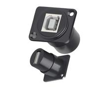 Uqezagpa Adaptateurs USB A femelle vers USB B femelle direct sans soudure pour scanners d'imprimante USB 2.0 480 Mbps connecteurs haute données