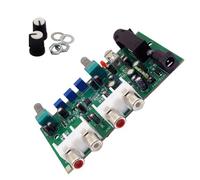 Uqezagpa Appareil de mixage de signaux sonores stéréo 12 V 24 V - Désactive automatiquement le son de fond avec paramètres réglables