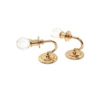 Uqezagpa Applique murale en métal robuste et cristal acrylique pour 1 à 12 maisons de poupées, améliore n'importe quelle pièce avec un éclairage élégant pour maisons de poupée à usage quotidien