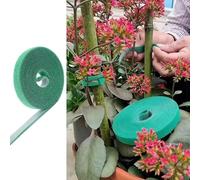 Uqezagpa Attache de câble en nylon souple vert réglable pour jardin à la maison - Organisateur de fil portable - Fixation pour plantes d'intérieur