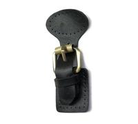 Uqezagpa Attaches pratiques en cuir pour sac à main et sac à bandoulière, fermeture de sac à main, accessoires d'artisanat en cuir, Noir , One Size
