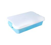 Uqezagpa Bac à sable sensoriel empilable - Boîte de rangement pour jouets - Récipient de plage pour un transport facile - Boîte portable pour jeux en plein air