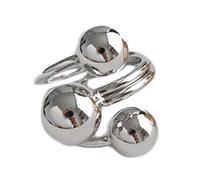 Uqezagpa Bagues circulaires élégantes et brillantes pour offrir et porter des cadeaux personnels, taille réglable, bijoux tendance unisexe, taille unique, Comme décrit, Comme décrit.