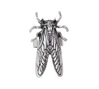 Uqezagpa Bagues en alliage de cigale artisanale, plusieurs styles d'insectes disponibles, confortable, accessoire de bijoux pour un usage quotidien, taille réglable, Silver, Comme décrit, Comme décrit
