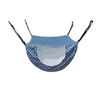 Uqezagpa Balançoire renforcée pour animal domestique en lin doux à suspendre pour chatons se reposant sur des étagères et des cadres d'escalade, lit réglable pour chats