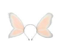 Uqezagpa Bandeau réglable avec oreilles de papillon - Accessoire de costume pour jeux de rôle, Halloween, rassemblement, déguisement, accessoire de cheveux en peluche pour événement à thème