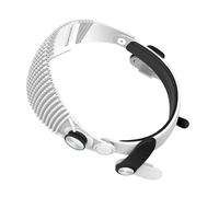 Uqezagpa Bandeau réglable en silicone pour lunettes de réalité virtuelle améliore le design ventilé et sangle de tête réglable en silicone souple respirant