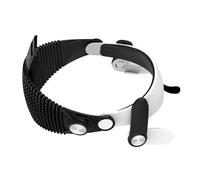 Uqezagpa Bandeau réglable en silicone pour lunettes de réalité virtuelle améliore le design ventilé et sangle de tête réglable en silicone souple respirant