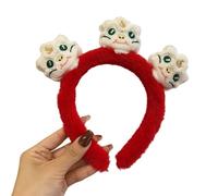 Uqezagpa Bandeau serpent brodé unique pour fête traditionnelle chinoise du printemps festival serpent pour diverses occasions bandeau de Nouvel An chinois