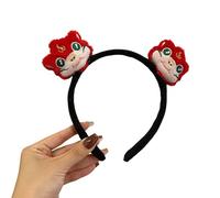 Uqezagpa Bandeau serpent brodé unique pour fête traditionnelle chinoise du printemps festival serpent pour diverses occasions bandeau de Nouvel An chinois