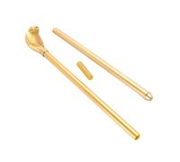 Uqezagpa Bâton de serpent doré vaudou - Canne de pharaons égyptiens - Baguette de sorcière, sceptres - Costume d'Halloween - Pour homme et femme