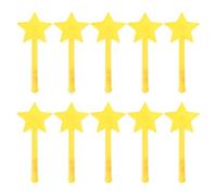 Uqezagpa Bâtons lumineux pour concert enfants LED clignotant bâton cinq branches étoile lumineuse baguette de fée bâton lumineux fournitures de fête bâtons lumineux