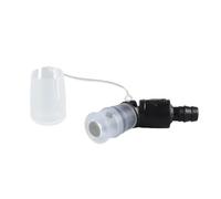 Uqezagpa Bec d'eau coudé en silicone à 135 degrés - Poignée facile à tirer - Bec d'hydratation de rechange - Texture en silicone pour sac extérieur à mâcher