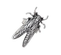 Uqezagpa Bijoux tendance inspirés de la nature en forme de cigale - Ajustement confortable - Bague réglable en alliage robuste - Unisexe - Idée cadeau, Silver, Comme décrit, Comme décrit.