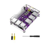 Uqezagpa Bloc d'alimentation pour ordinateur 24 broches femelle vers USB 2.0 5 V - Carte de développement - Affichage LED à 3 chiffres - Module d'alimentation USB de bureau