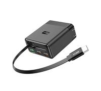 Uqezagpa Bloc de charge 100 W avec cordon USB C flexible et 3 sorties d'alimentation universelle pour ordinateur portable et téléphone portable