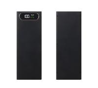 Uqezagpa Boîtier de batterie amovible 18650 convivial 22,5 W Systèmes de charge rapide Capacité 20 cellules Boîte de rangement Super Fast Charging Kit