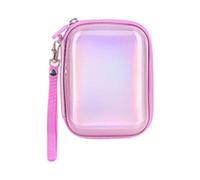 Uqezagpa Boîtier en cuir pour appareil photo - Prévention des chutes - Entretien facile - Solution de transport - Housse de protection - Texture PU résistante à l'eau - Organisateurs d'appareil photo