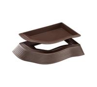 Uqezagpa Bols à tortue avec rampes pour reptiles, eau, nourriture, bain, piscine, aquarium, décoration pour lézards, serpent, petites tortues, serpent, piscine