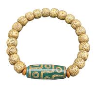 Uqezagpa Bracelet Bodhi bouddhiste robuste résistant à l'usure Style urbain Bracelet Bodhi idéal pour tous les climats Accessoire léger en forme d'étoile, One Size, Comme décrit