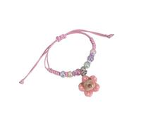 Uqezagpa Bracelet coloré en corde macaron pour enfants avec de jolis capybaras de dessin animé et une sangle souple réglable, 6x9cm, Plastique, béryl