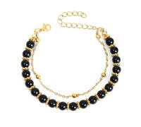 Uqezagpa Bracelet élégant réglable en pierre naturelle pour femme avec pierres naturelles apaisantes, taille unique, Comme décrit